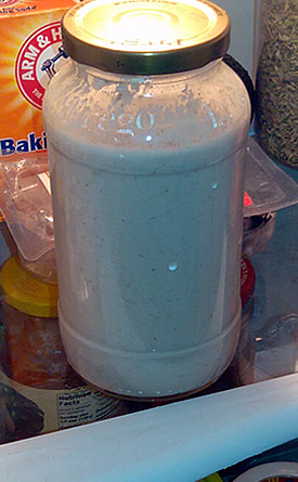 Placing in cold storage